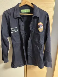 ワークシャツ 刺繍