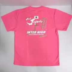 2026 全中・インターハイ記念Tシャツ 蛍光ピンクLL