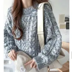 重ね着風 ニット