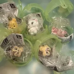 ディズニーキャラクター ふわふわめじるしアクセサリー コンプリート セット