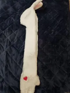 ウサギ耳フリーススカーフ