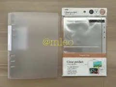 【新品未使用】セリア amifa バインダー クリアポケット ②