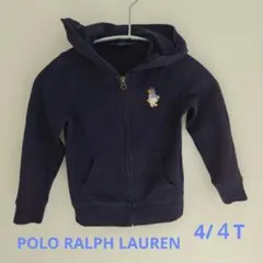 POLO RALPH LAUREN ネイビー パーカー 4/4T