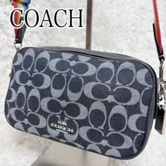 COACH デニムショルダーバッグ 馬車ロゴ COACH デニムショルダーバッグ 馬車ロゴ - メルカリ