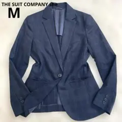 美品✨ザスーツカンパニー　スーツ　ジャケット　洗える　ストレッチ　ネイビー　M