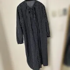 ユニクロパジャマワンピースストライプ長袖