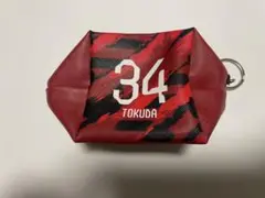 鹿島アントラーズ キューブポーチ　徳田