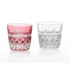 クリスタル冷酒用ペアグラス