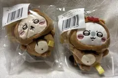 【4472】ちいかわ たぬきだもんくじ C賞 ぜったいたぬきなマスコット 2点