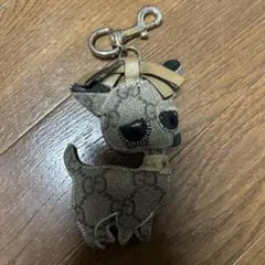 GUCCI GGスプリーム ドッグ キーホルダー チャームのサムネイル