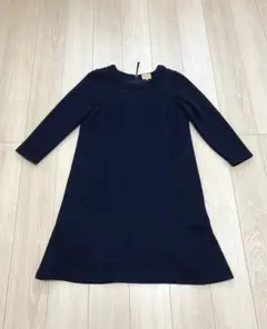 ローズティアラ 42 ワンピース 紺色 リボン