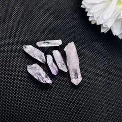 ②ベラクルスアメジスト　ミニ原石　かけら　6個セット　観賞用　天然石　特価