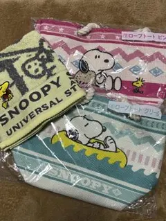 SNOOPY⭐︎トートバッグ（2個）➕ハンドタオル