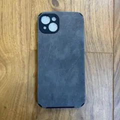 iPhone 15 Plus用 起毛レザー風ケース未使用