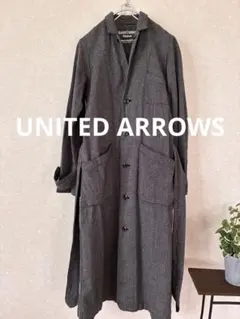 【美品】ユナイテッドアローズ　春物スプリングロングコート　手洗い可能　日本製