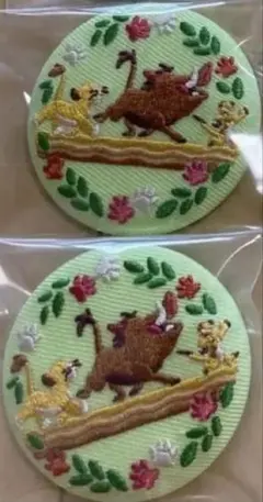 Disney Characters 刺繍缶バッジ ライオンキング