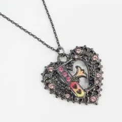 ANNASUIアナスイ 20th 限定 ハート型 オープンロケット ネックレス 