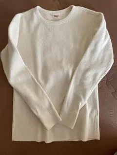 REAL McCOY'S　リアルマッコイズ　厚手ロンT　オフ白　Sサイズ
