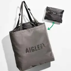 MonoMax４月号付録　AIGLE パッカブルトートバッグ