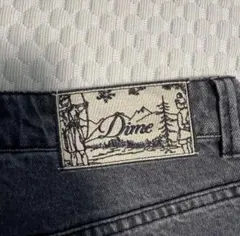 美品　DIME バギーデニム　グレーのサムネイル
