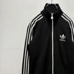 adidas アディダス ジャージ トラックジャケット 刺繍ロゴ 古着
