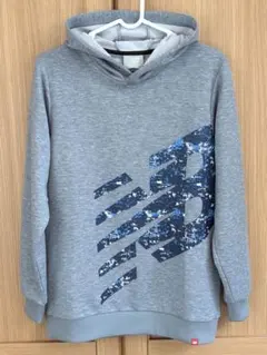 New Balance キッズ パーカー グレー　150cm