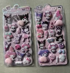 ハローキティ・マイメロディ シール 2シートセット