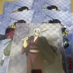 鬼滅の刃 アニプレックスオンラインくじ 義勇 天元 クリアファイルセット　5点