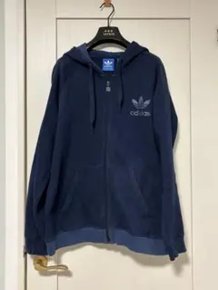 adidas originals トレフォイルロゴ ビッグロゴ パーカー