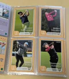 都玲華 ほか、2025JLPGA女子ゴルフレギュラーカード69枚