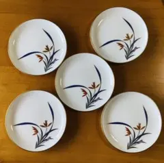 香蘭社 ⭐︎ 小皿5枚 ⭐︎ 上品 ⭐︎ 有田焼