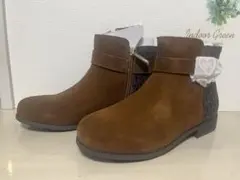 【新品】MichaelKors/MK Emma ショートブーツ ブラウン23.5