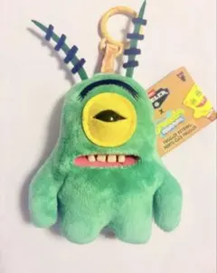 新品 タグ付き ファグラー Fuggle スポンジボブ キーリング マスコット