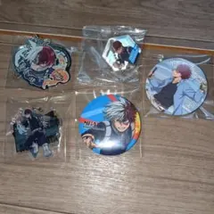 僕のヒーローアカデミア 轟焦凍 アクリルキーホルダー・バッジ 5点セット