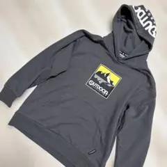 OUTDOOR フード付きパーカー 150cm グレー