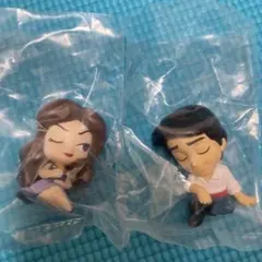 カプセルトイ 肩ズンFig.リトルマーメイド バネッサ、エリック2体セット