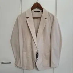 新品　3L UNIQLO×Theory 感動ジャケット　ベージュ　ユニクロのサムネイル