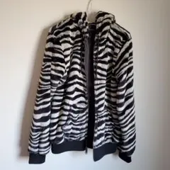zebra hoodie y2k archive フェイクファー お兄系 平成
