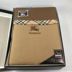 A2F58■BURBERRY バーバリー トラディション 純毛毛布 西川産業