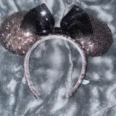 ミッキーマウス耳型カチューシャ（スパンコール）