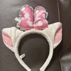 ディズニー カチューシャ マリーちゃん ピンクドットリボンのサムネイル