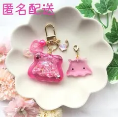 152　メンダコ　ピンク　リボン　2点セット