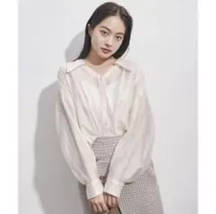 REDYAZEL シアークロップドシャツ