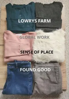 レディースまとめ売り冬物6点