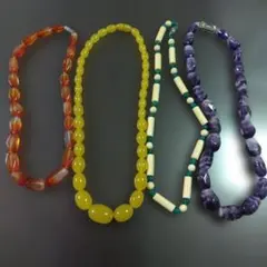 多種なネックレス四本まとめ売り