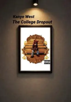【額付】A4アートポスター Kanye West/hip-hop
