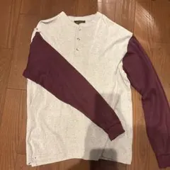 Eddie Bauer ヘンリーネックカットソー M 80s