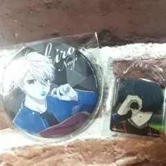 【匿名配送】ブルーロック 2点セット 凪誠士郎 二子一揮 缶バッジ アクキー