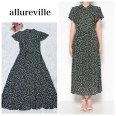 未使用 ALLUREVILLE イペカシルエットフラワーフリルワンピース - メルカリ