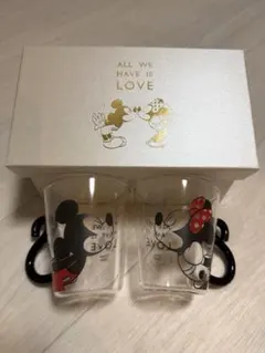 【新品】Disney ミッキー ミニー ペアマグカップ　耐熱